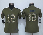 Women Nike Limited New England Patriots #12 Brady Green Green Salute To Service Jersey,baseball caps,new era cap wholesale,wholesale hats